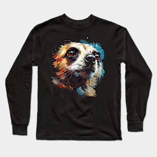 Patriotic Meerkat Long Sleeve T-Shirt